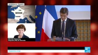 Michèle Delaunay sur FRANCE 24  quotà la clé une possible dissolution de lAssembléequot [upl. by Nahsab]