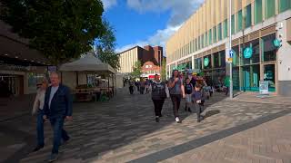 Walking Tour Barnsley Town Centre ဘန်စလေဈေးအပျင်းပြေလျှောက် [upl. by Cralg]