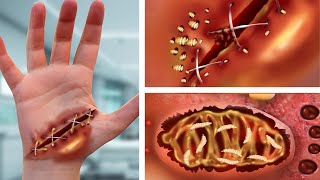 ASMR Treats festering wounds amp Removes parasitic maggots hands  Deep Cleaning Animation [upl. by Hanfurd]