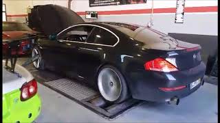 bmw 635d dyno [upl. by Zoilla]