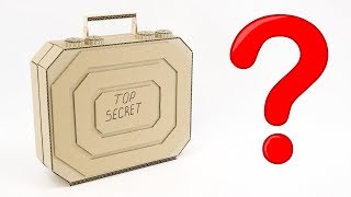 How to Make an Elite Cardboard Suitcase at Home [upl. by Onairpic]