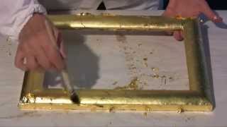 Gilding course 4  Gold and real silver leaf [upl. by Joseito]