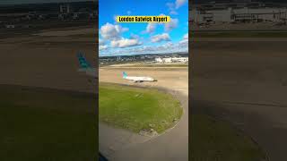 Landing at London Gatwick Airport  Unravel Travel TV [upl. by Ahsinuq]