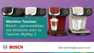 Machine Tassimo Bosch  personnalisez vos boissons avec la Tassimo MyWay 2 [upl. by Silletram]