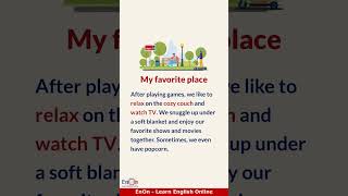 My favorite place  Learn English through story  EnOn  Learn English Online [upl. by Rolandson254]