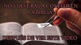 Eruditos cristianos reconocen manipulaciones y errores en la Biblia [upl. by Inilahs]