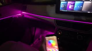 Xuv700 Gets A New Ambient Lighting Interior Setup First On Youtube [upl. by Eleynad443]