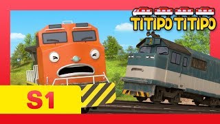 Titipo S1 E10 l Bernys great talent l Save the train from falling l Titipo Titipo [upl. by Tterb911]