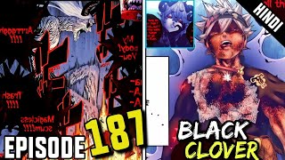 Black Clover Episode 187 Explained in Hindi blackclover [upl. by Ardnatal858]