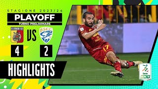 Catanzaro vs Brescia 42  Iemmello trascina i calabresi in semifinale  HIGHLIGHTS Playoff 2024 [upl. by Clo]