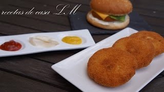 HAMBURGUESAS DE GARBANZOS MUY FÁCIL [upl. by Rehpotsirk]