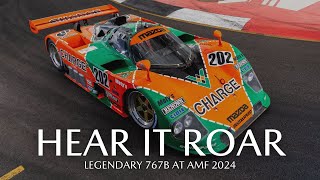 Legendary Mazda 767b Roars At Adelaide Motorsport Festival 2024 [upl. by Mallen]