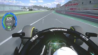 Kimi Antonelli testing the 2026 Mercedes f1  Assetto corsa [upl. by Georgeanne]