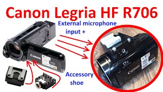 Canon legria HF R706 camera külső mikrofon bemenet kialakítása\ external microphone input design [upl. by Jo Ann]