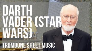 Trombone Sheet Music How to play Imperial March  Darth Vader Theme Star Wars by John Williams [upl. by Eldrid]