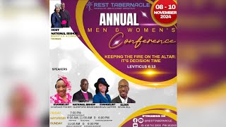 Men amp Womens Conference  Saturday Night Service  Saturday November 9 2024 [upl. by Moffat]