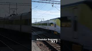 Arlanda Express X3 7  Upplands Väsby [upl. by Noived545]