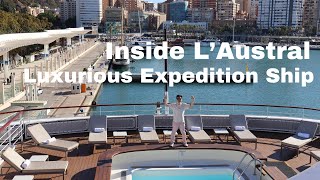 Inside L’Austral A Luxurious Expedition Ship by Ponant [upl. by Annnora]