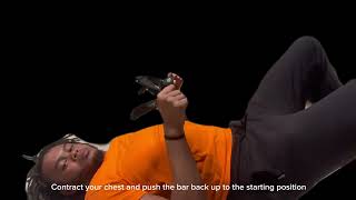 Resistance band bench press  chest exercise  read description [upl. by Reifel]