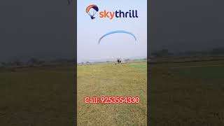 Paragliding air safari SkyThrill in gurgaon ncr book now 9253554330 paramotoring helicopterflying [upl. by Iel]