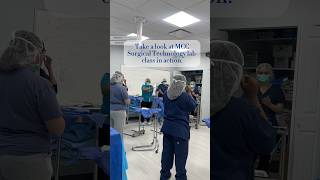 Take a look at MCC Surgical Technology lab class in action shorts [upl. by Ajidahk147]