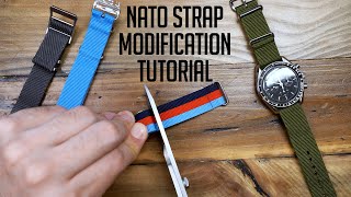 Nato Strap Modification Tutorial  Its Better This Way [upl. by Spracklen]