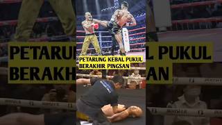 Akibat Terlalu Meremehkan Lawan Petarung Kebal Pukul Ini Berakhir Tertidurboxingshorts [upl. by Annaej]