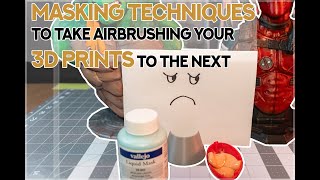 Simple ways to Mask Your 3D prints for airbrushing [upl. by Cyrillus]