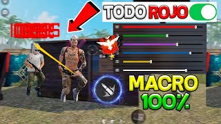 ✅SENSIBILIDAD FREE FIRE SEGUIMIENTO CABEZA😱 CONFIGURACIÓN PARA DAR TODO ROJO EN FREEFIRE [upl. by Polinski]