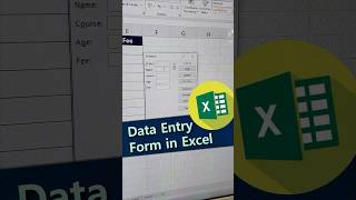 💥😎 Data Entry Form in Excel 🔥 Excel Time Saving Tricks ytshorts ytviral shorts excel computer [upl. by Zeugirdor67]