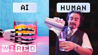 AI Mixologist vs Human Bartender Can You Taste the Difference  WIRED [upl. by Orimlede]