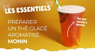 Préparer un thé glacé aromatisé Monin [upl. by Garnes]