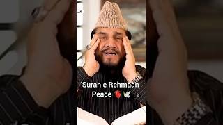 Surah e Rehmaan shorts [upl. by Baptlsta]