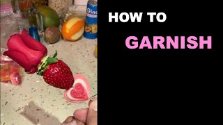 How to  Garnish Sangria Cocktails Martinis and more [upl. by Kristi]