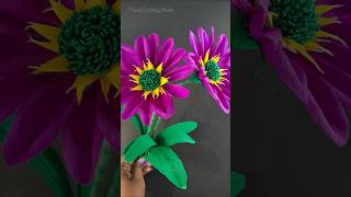 How To Make Stunning Decoration Flower l Crepe Paper Flower crepepaperflowers diy shortsfeed [upl. by Llednek669]