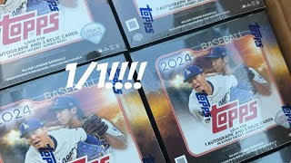 1 in 17683 Jumbo Pack Hit Hot box Opening Jumbo Box 5 or 2024 Topps Update [upl. by Annaohj812]