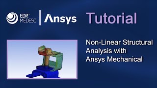 NonLinear Structural Analysis with Ansys Mechanical  Ansys Tutorials [upl. by Ahsinid9]