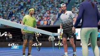 Rafael Nadal Vs Matteo Berrettini  Australian Open 2024  Quarter Final  Grand Slam  AO Tennis 2 [upl. by Ardnik]