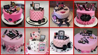 Birthday Cake Ideas For Makeup LoverMakeup Birthday Cake For GirlsMakeup Cosmetic CakeCake Design [upl. by Ynes456]