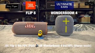 JBL FLIP 6 vs UE WONDERBOOM 4 [upl. by Ninos]