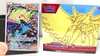 Pokémon Center Exclusive ROARING MOON Elite Trainer Box Opening [upl. by Edina]