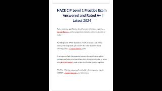 NACE Certified Coating Inspector Level3 [upl. by Ahgem791]