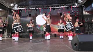 Częstochowa Pipes amp Drums Częstochowa Polska  Podlaska Oktawa Kultur 2013 [upl. by Nosloc]