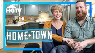 Design Challenge Turn FixerUpper into a Cozy Home  Full Episode Recap  Home Town  HGTV [upl. by Einneg]