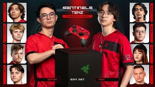 Sentinels vs TenZ Powered by Razer Skins Controller [upl. by Atirhs518]