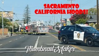 Sacramento California HOODS DRIVING TOUR 2024 [upl. by Llerref]