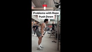 Tricep Training Rope or Straight Bar Pushdown [upl. by Wanonah269]