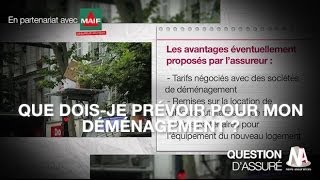 Que doisje prévoir pour mon déménagement en terme dassurance [upl. by Ulane]