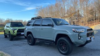 Westcott Designs TRD Pro Lift Kit Comparison between stock Nitto Terra Grapplers vs BFGoodrich KO2s [upl. by Bee]