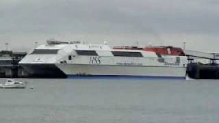 HSS Stena Discovery Docking At Harwich [upl. by Elleuqram249]